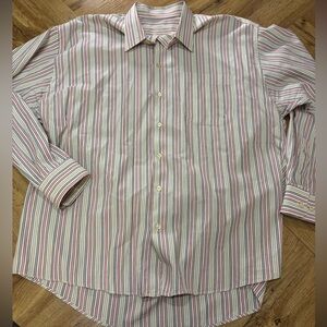 Men's Classic Multi-Stripe Button-Down Shirt - Vintage Burberry London